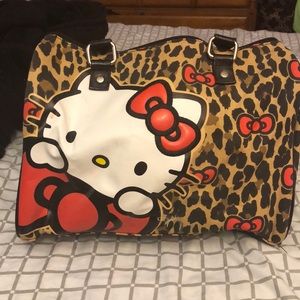 Hello kitty Cheetah print purse
